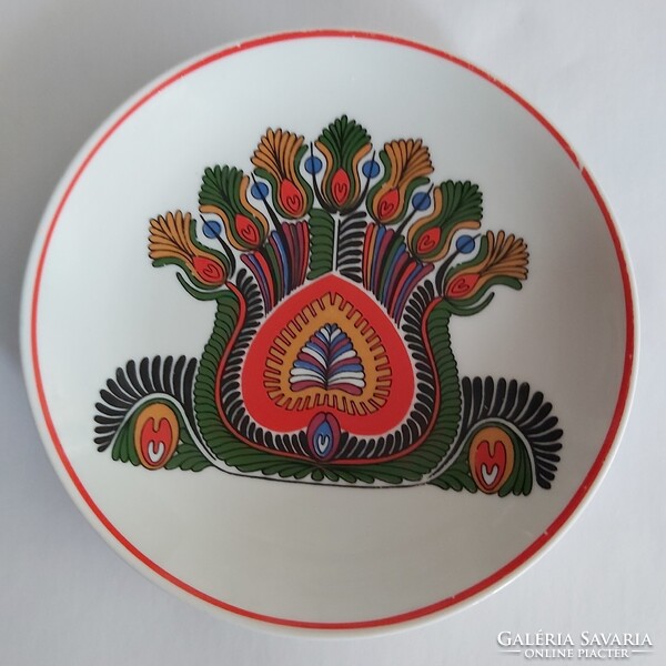 Hollóházi porcelán dísztányér