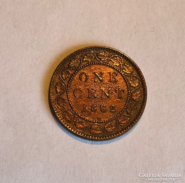 1882 Canada 1 cent