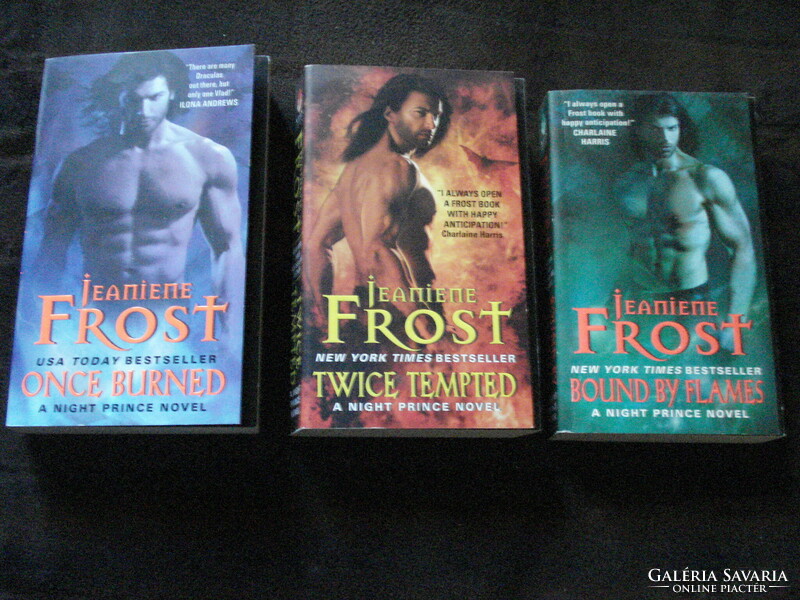 Jeaniene Frost 3 regénye, angolul, erotikus, paranormális, izgalmas