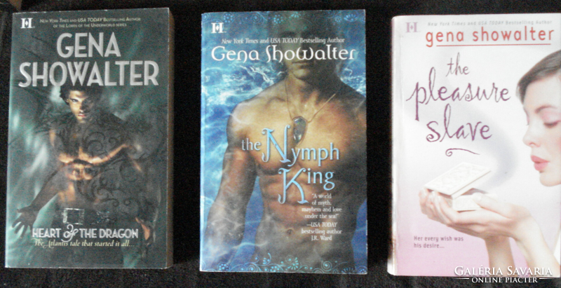 Gena Showalter 3 regénye, angolul, erotikus, paranormális, romantikus