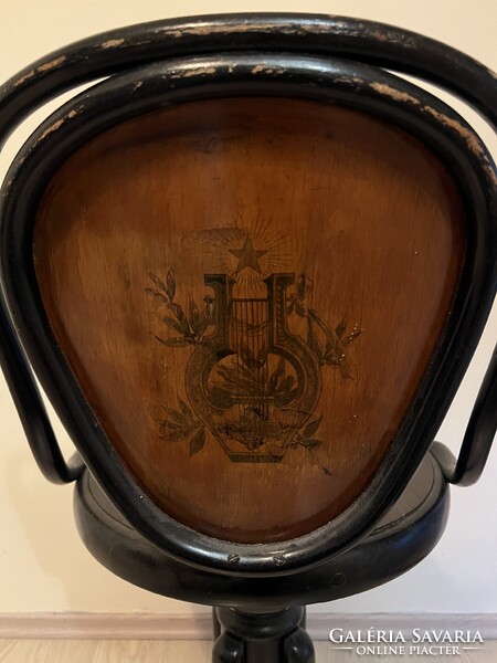 Thonet zongoraszék.1900-ból.