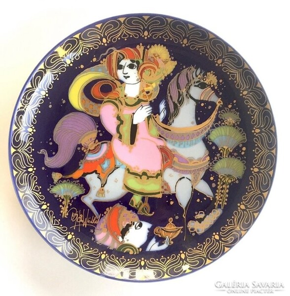 ROSENTHAL porcelán tányérok (12 db), "ALADIN és a CSODALÁMPA"