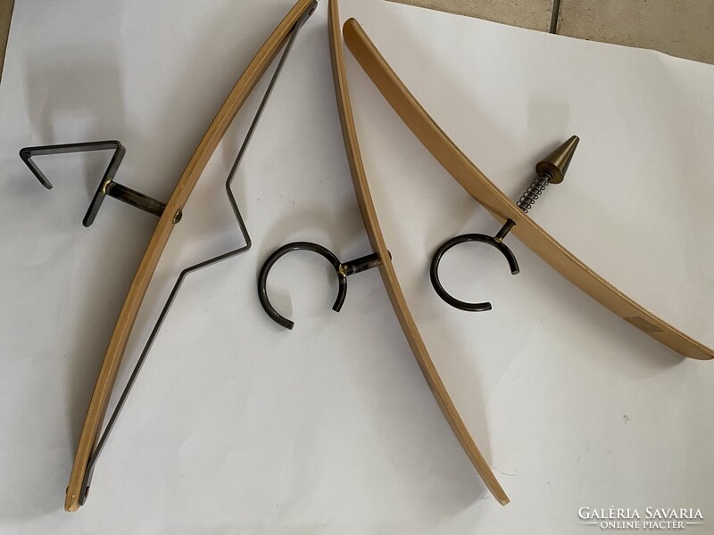 Custom Metal and Wood Hangers, Set of 3