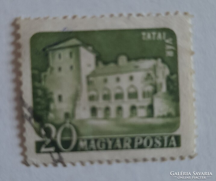 1960 Várak (I) 20 fillér pecsételt