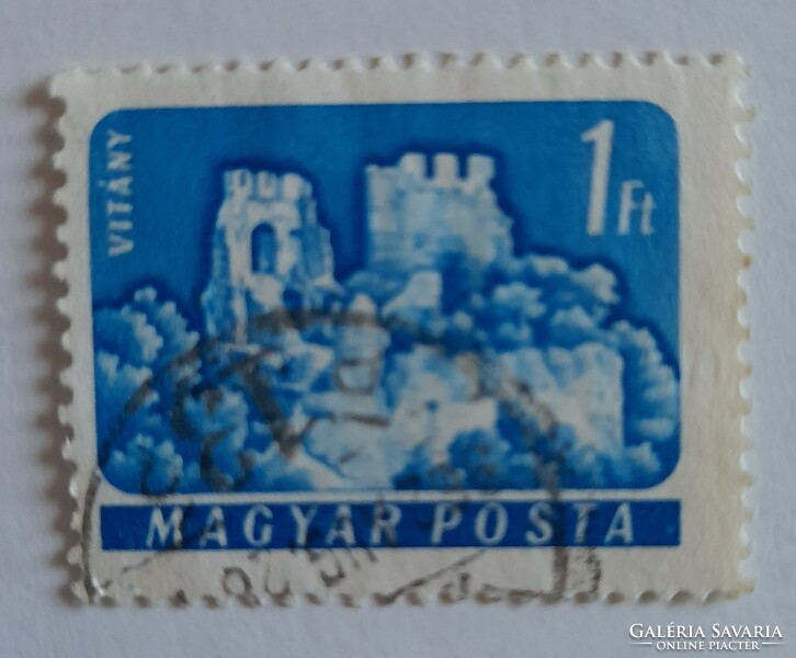 1961 Várak (II) 1 Ft pecsételt