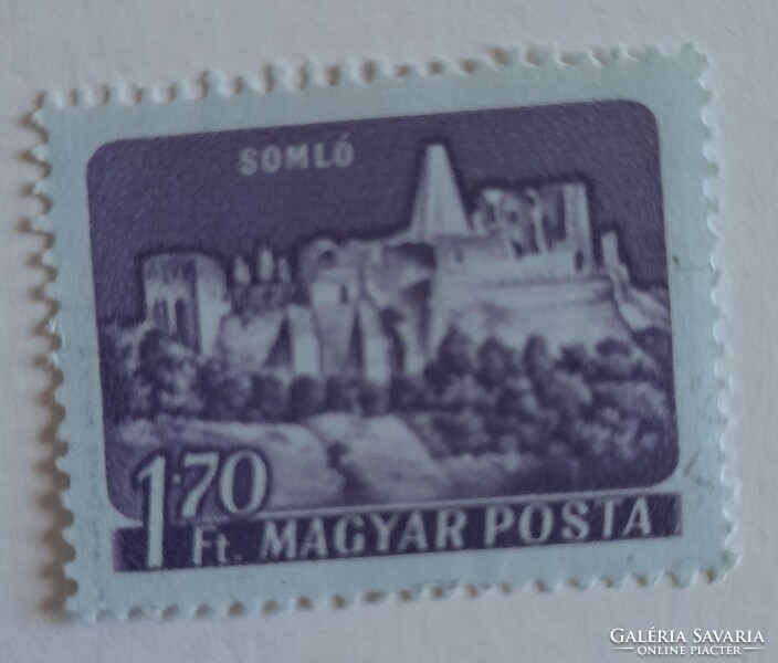 1960 Várak színes papíron 1,70 Ft pecsételt