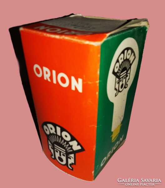 Mid Century magyar ORION 200 w 220/230 V E 27 foglalatú izzó NEM HASZNÁL HIBÁTLAN DOBOZÁVAL