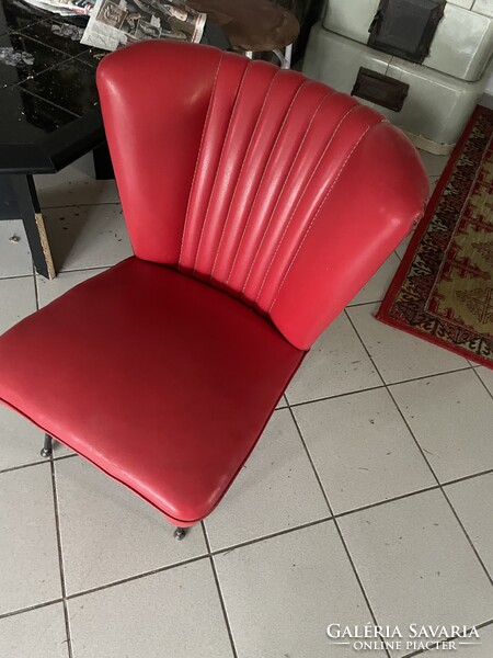 Piros sky fotel mid century csak személyes átvétel