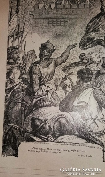 1873 Csiky Gergely : Shakespeare színművei Történelmi Színművek I. KÉPEK SZERINT RÁTH MÓR