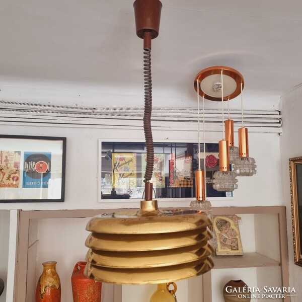 Mid century Borsfay Tamás iparművész csillár, Szarvasi - 53658