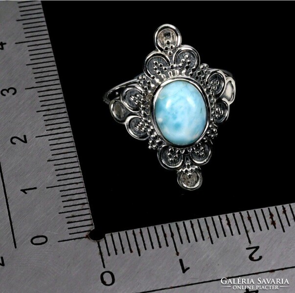 54 es Valodi Larimar 925 Ezust Gyuru