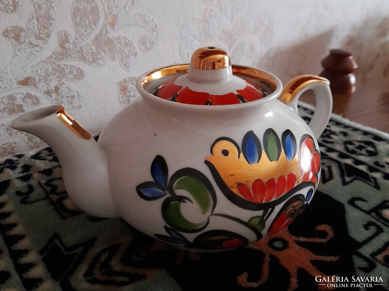 Dmitrov / Verbilki orosz / szovjet porcelán kis teáskanna