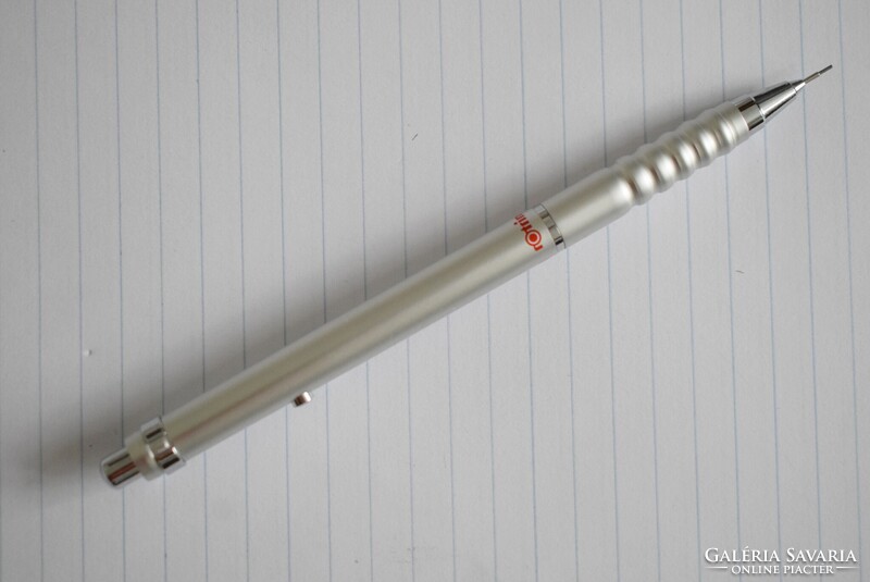 Rotring , rOtring Tikky metallic double push , töltőceruza 0,5 , 80-as évek , eredeti dobozával I.