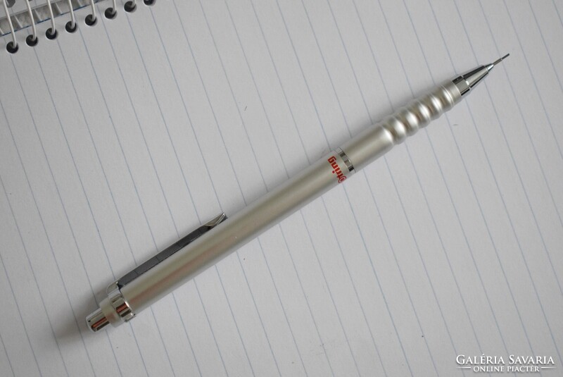 Rotring , rOtring Tikky metallic double push , töltőceruza 0,5 , 80-as évek , eredeti dobozával I.