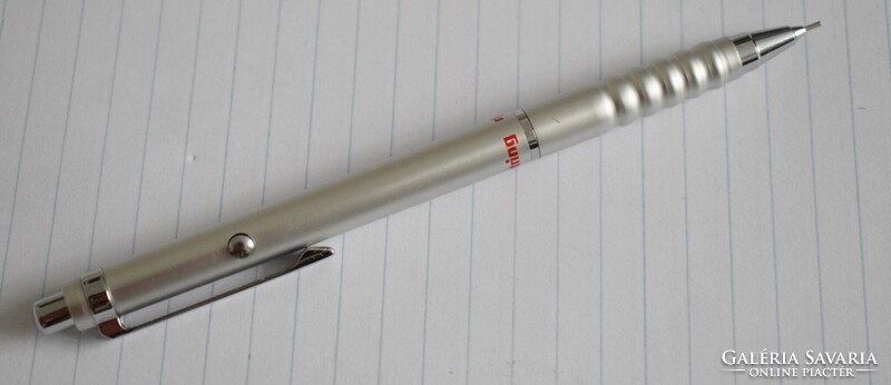 Rotring , rOtring Tikky metallic double push , töltőceruza 0,5 , 80-as évek , eredeti dobozával I.