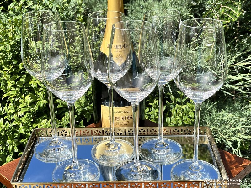 CHAMPAGNE CLUB - KRUG 28 cl Champagne Pezsgőspohár Készlet – 6 db