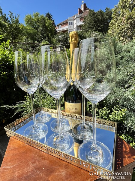 CHAMPAGNE CLUB - KRUG 28 cl Champagne Pezsgőspohár Készlet – 6 db