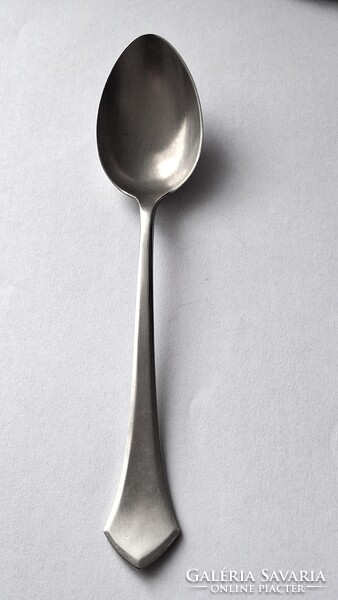 Alpakka, alpacca - Kiskanál, teás, fűszeres, mustáros, só vagy cukor stb. 14.7 cm Ezüstözött