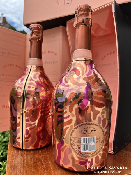 CHAMPAGNE CLUB - 2 db Laurent-Perrier Cuvée Rosé „Petal Dress” – Mágneszáras Díszdobozokban