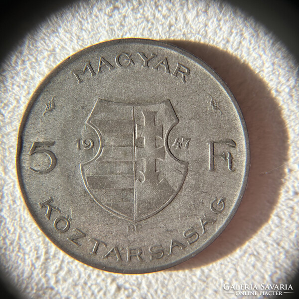 1947-es Kossuth 5 forintos