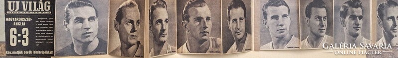 Aranycsapat 6:3 Emlékszám (1953) – Puskás, Bozsik, Grosics, eredeti kiadás”