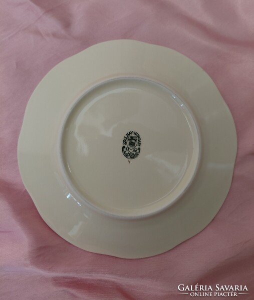 HIBÁTLAN! Zsolnay porcelán pillangó mintás 6 + 1 süteményes vagy szendvicses készlet