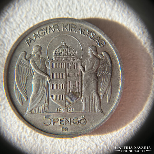 1939-es Horthy 5 pengős