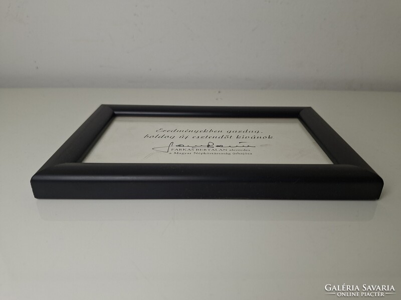 Signed FARKAS BERTALAN greeting