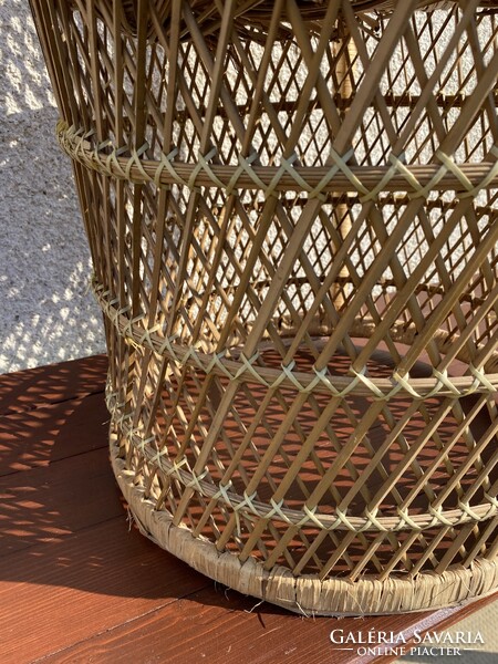 Vintage Pávafotel Boho Pávaszék Rattan Páva alakú Szék Nád Fotel Fonott Peacock Emmanuelle Chair