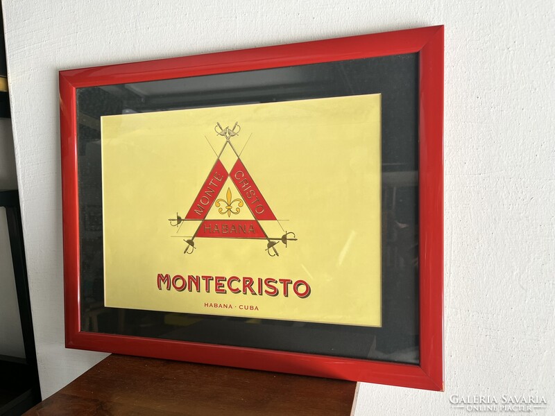 SZIVARKLUB - Montecristo Habana Vintage Kubai Szivarembléma (1980-as évek)