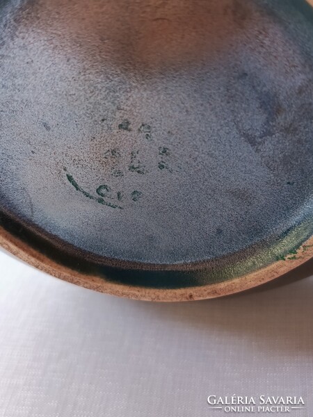 Egyedi formavilágú retro eozinmázas porcelán teás / kávés KANNA