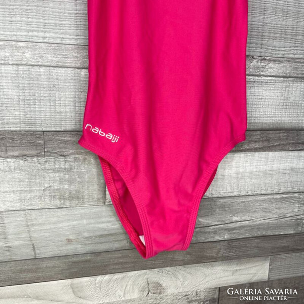 Decathlon Nabaiji pink, mentazöld kislány fürdőruha szett 98/104