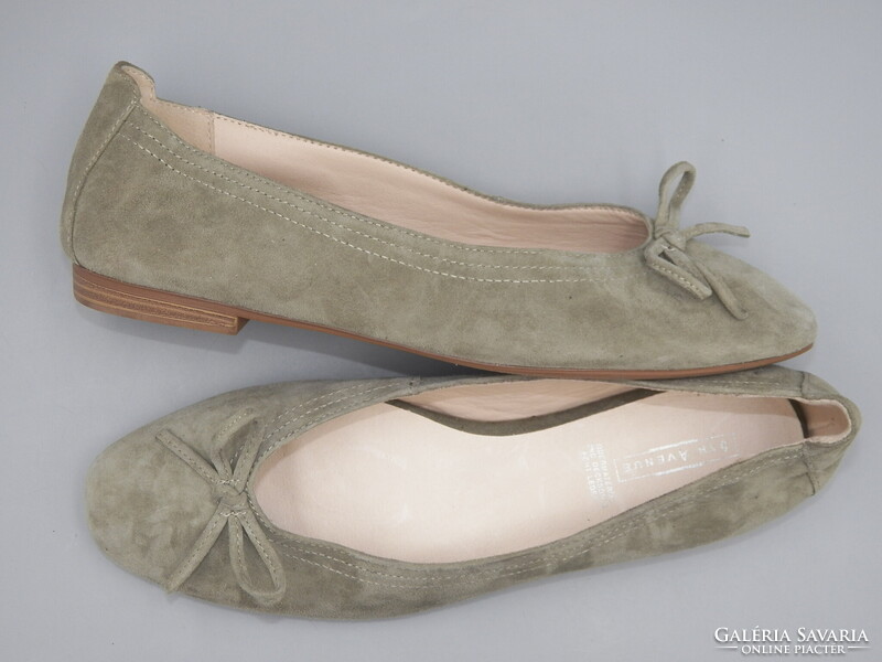 Új! 5TH Avenue velúrbőr balerina, 40 -es