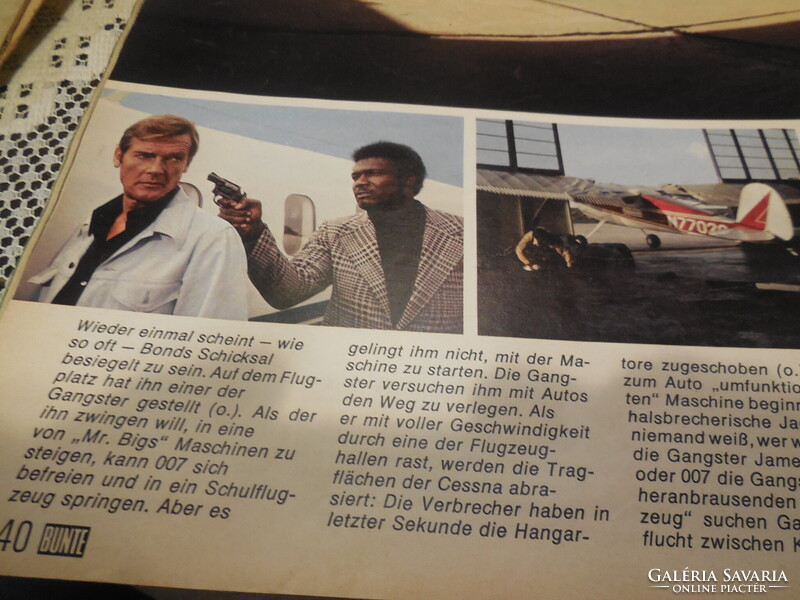 BUNTE - colorful West German magazine  from ..1973 , interesting stories , beautiful photos