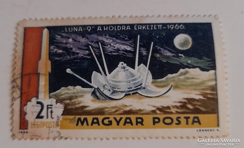 1969 A  hold meghódítása 2 Ft pecsételt