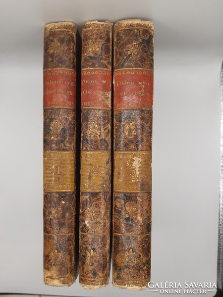 1829-31Tudományok Összvessége nyelvészet,História,A Tulajdon Históriája,numizmatika...I.-III.teljes