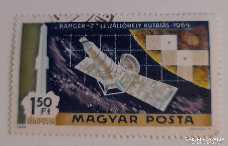 1969 A  hold meghódítása 1,50 Ft pecsételt
