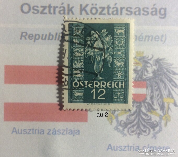 Ausztria bėlyeg -hiánypótl. ( au 2)