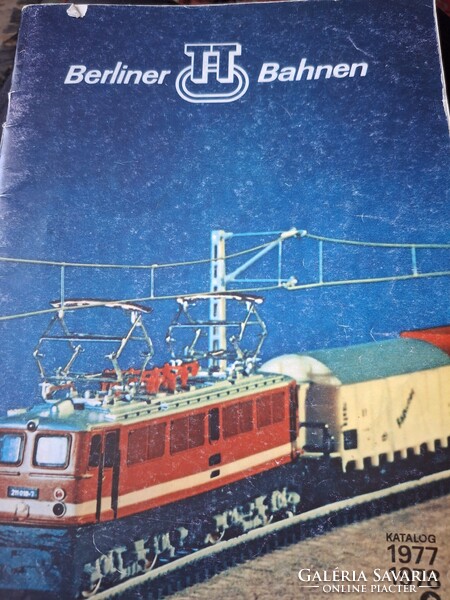 Berliner TT Bahnen 1977/1978 katalógus