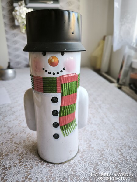 Fém mikulás doboz, díszdoboz eladó!