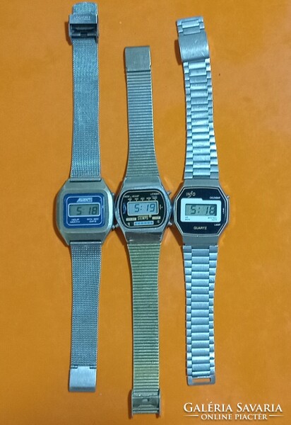 GYüjteményeimből ELADÓAK 3 db Retro Quartz órák, a 60-70-es évekből  !Mind müködik !