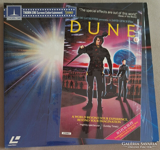 Dűne (David Lynch) - Laserdisc Videólemez kétlemezes UK. kiadás 1984