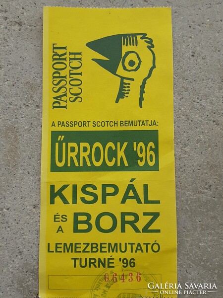Belépüjegyek Kispál konvert, Miskolci Egyetemi Napok, Kossuth Mozi Miskolc