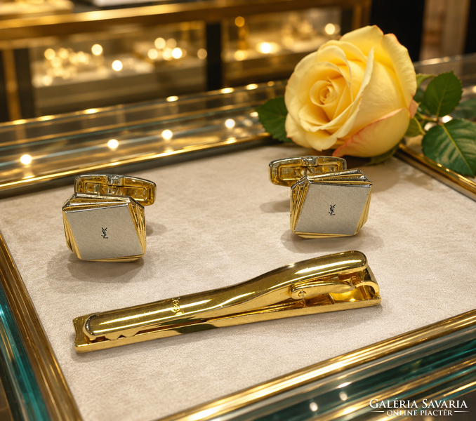 Yves Saint Laurent luxus mandzsetta szett !