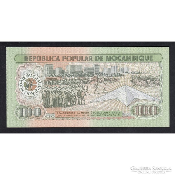 Mozambik,100 meticais 1983 UNC