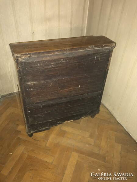 Antik  szobai térdeplő , imazsámoly  szekrényes 1800-as évek  eredeti állapotú!