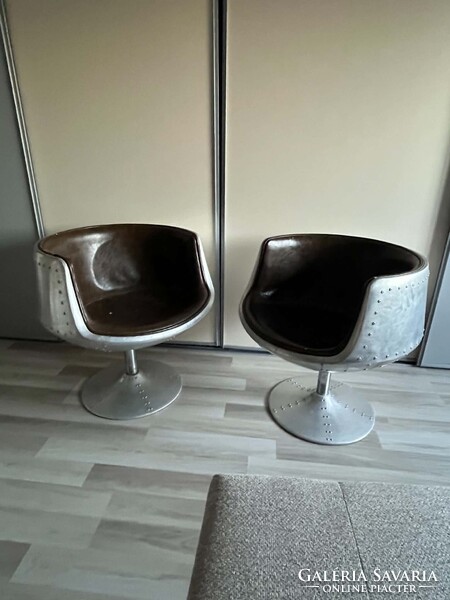 Eredeti KARE Design "Airman" (Aviator) forgófotel pár