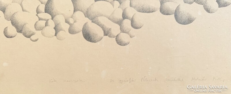 Péter Molnár 1943 - 2023 Original Large Artwork from 1988