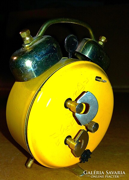 1960'S német VEKKER, ÉBRESZTŐÓRA mechanikus -BLESSING,PETER,JERGER-működik