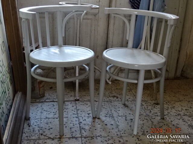 PÁR !! RÉGI VINTAGE PROVENCE THONET TÍPUSÚ KARSZÉK KAROS SZÉK PATKÓSZÉK